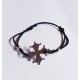 Bracelet réglable croix occitane acier inoxydable