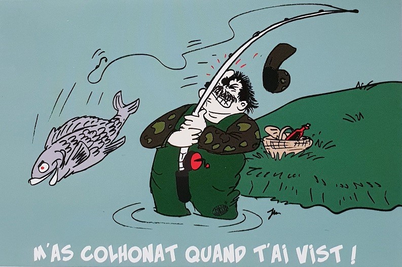 carte humoristique en occitan M'as colhonat