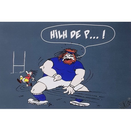 carte humour occitan Rugby  Hilh de P...