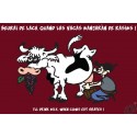 carte humour occitan Je boirai du lait quand les vaches mangeront du raisin !