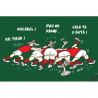 lot 10 cartes humour occitan rugby La mêlée