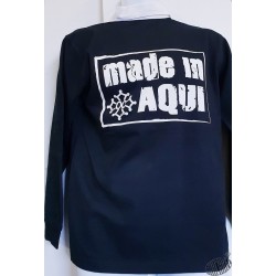 Polo rugby Made in aqui noir