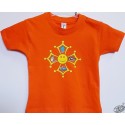 T-shirt enfant en occitan Aimi ma planèta