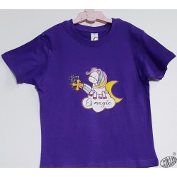 T-shirt enfant poney et croix occitane