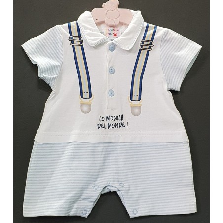 Barboteuse garçon Lo monilh del monde