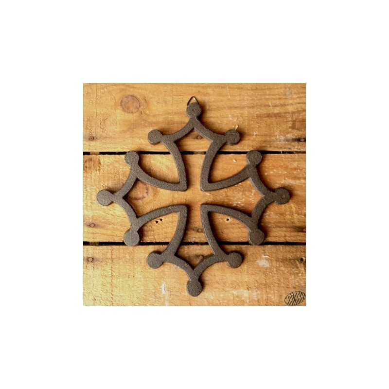 Lot 6 croix fonte 12cm