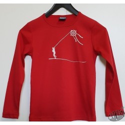 T-shirt Enfant manches longues Cerf-volant rouge