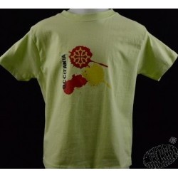 T-shirt enfant Decas ( en occitan : taches ) occitània croix occitane