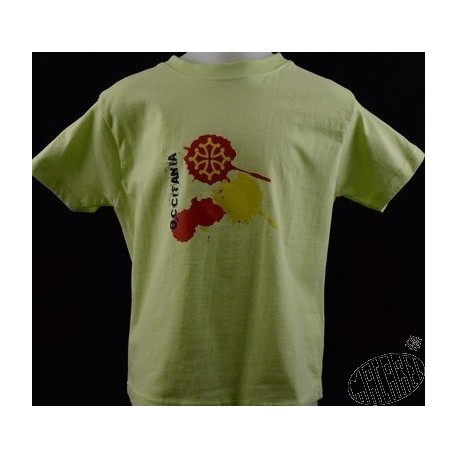 T-shirt enfant Decas ( en occitan : taches ) occitània croix occitane