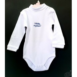 Body bébé Polidet,coquinet (en occitan : mignonnet et coquinou)