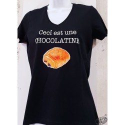 T-shirt Femme chocolatine