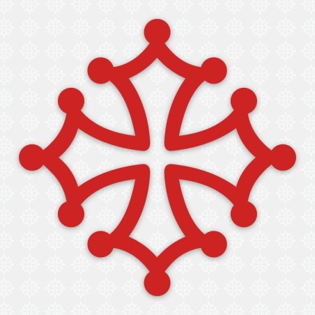 Sticker 50cm croix occitane