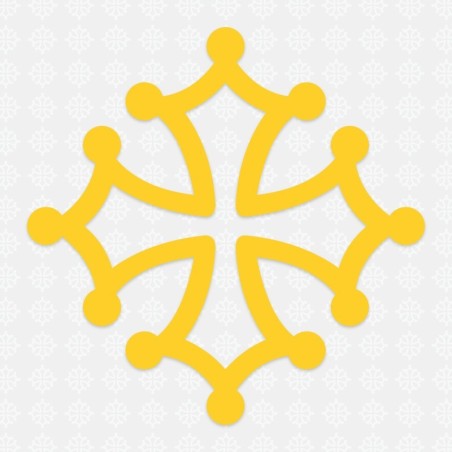 Sticker 50cm croix occitane
