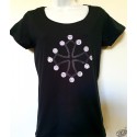T-shirt Femme croix occitane signes zodiaque