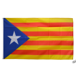 Drapeau catalan indépendantiste L'estelada- 90x150