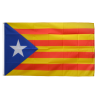 Drapeau catalan indépendantiste L'estelada- 90x150