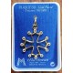 Pendentif croix occitane plaquée or grand modèle