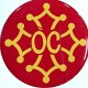 Auto-collant doming résine croix occitane
