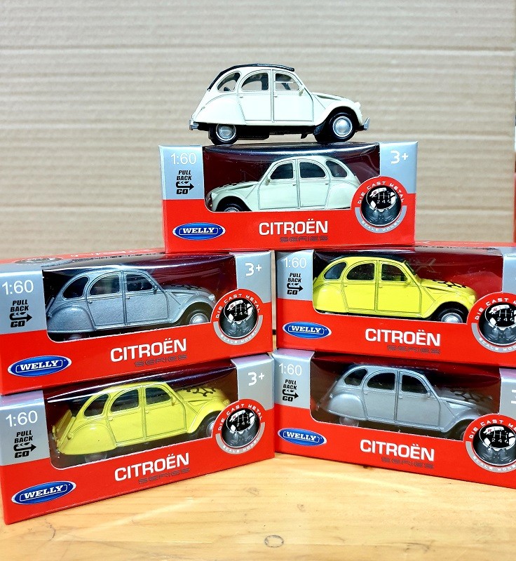 2CV croix occitane petit modèle lot de 6 couleurs assorties