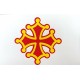 Auto-collant  croix occitane 9cm