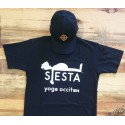 Lot T-shirt Sièsta yoga occitan et casquette US noire croix occitane
