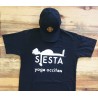 Lot T-shirt Sièsta yoga occitan et casquette US noire croix occitane