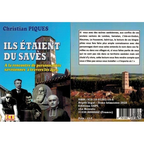 Ils étaient du Savès de Christian Piques