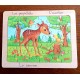 Puzzle bois 24 pièces Bébés animaux et leurs amis , légendes en occitan