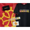 Lot fan de Macarel avec T-shirt,drapeau occitan,masque protec tion et 2 auto-collants