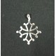 Pendentif croix occitane évidée argent massif 3cm