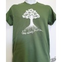 T-shirt Homme en occitan Arbre : Sens racinas, pas de flors