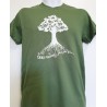 T-shirt Homme en occitan Arbre : Sens racinas, pas de flors