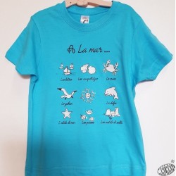T-shirt Enfant en occitan A la mar