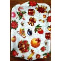 Plateau rectangulaire déco Noël