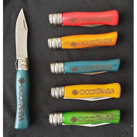 Couteau pliable occitan couleur 17cm
