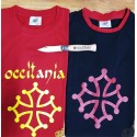 Lot occitan  T-shirt Calligraphie ou Classoc et couteau pliable