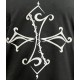 T-shirt manches longues croix occitane  stylisée, modèle Tribal
