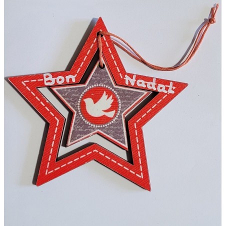 Sujet Bon Nadal (Joyeux Noël en occitan)  à suspendre