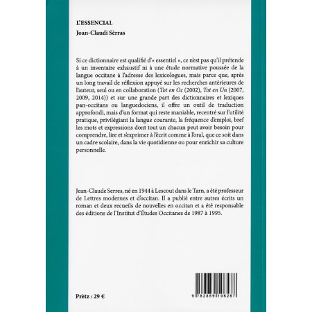 L'essencial, dictionnaire occitan-français et français-occitan