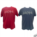 T-shirt homme Rugby émotion (bleu ou rouge)