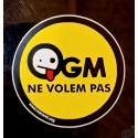 Auto-collant en occitan OGM ne volèm pas !