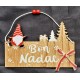 Plaque déco à suspendre Bon Nadal