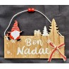 Déco bois à suspendre Bon Nadal