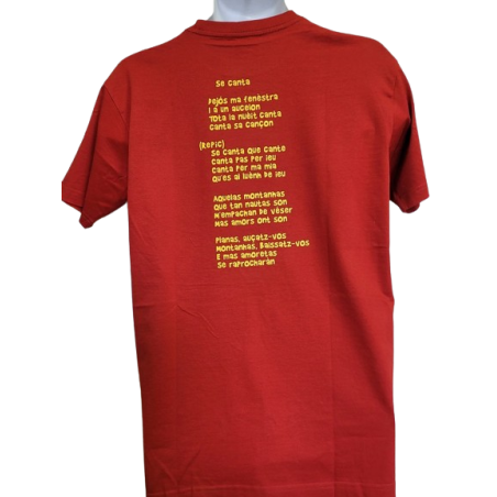 T-shirt occitan Homme Se Canta nouveau modèle
