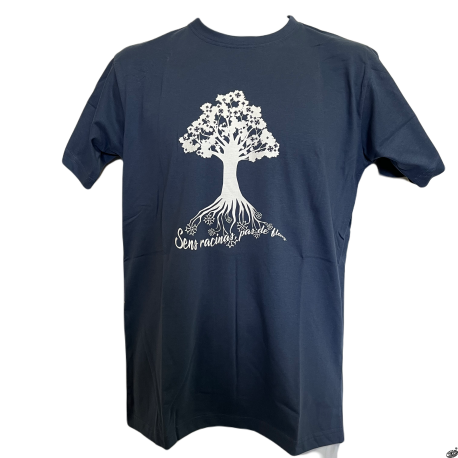 T-shirt Homme en occitan Arbre : Sens racinas, pas de flors