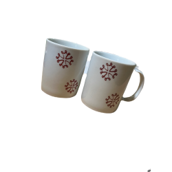 Lot de 2 mugs croix occitane