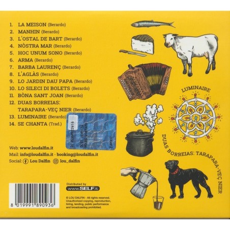 CD musique occitane de Lou Dalfin "La meison"