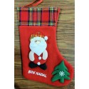 Botte Bon Nadal (Joyeux Noël ) feutre et tissu