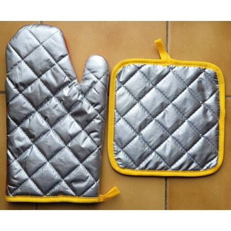 Ensemble gant et manique croix occitane et Occitània