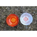 cendrier verre Occitània et croix occitane